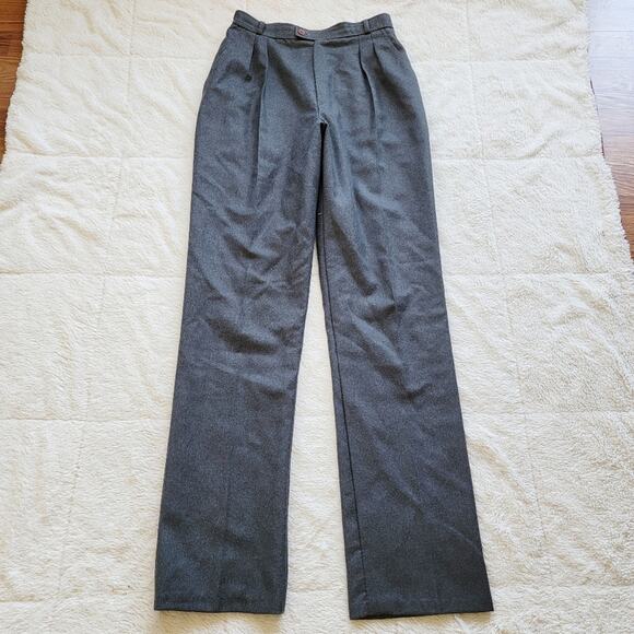 Jacobson's High Rise Straight Leg Wool Dress Pants - Picture 2 of 5